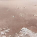 Red salt lake of Torrevieja